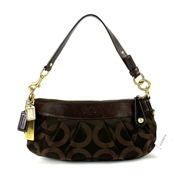 バッグ 2061 Coach Hobo Op Art Shoulder Bag 2061 Coach Hobo Op Art Shoulder Bag